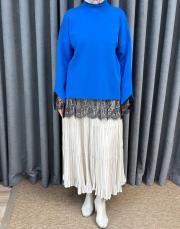 saks 26200 qub corsman dantel detay triko tunik 5