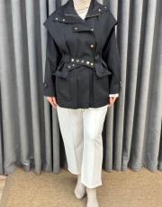 siyah 5474 missemramiss modern muse trençkot 3