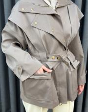 bej 5474 missemramiss modern muse trençkot 5