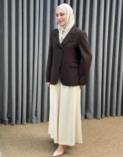 kahve 5532 missemramiss zafrine blazer ceket 2