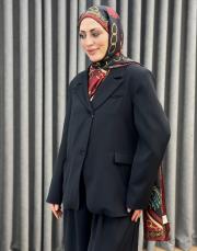 siyah 5532 missemramiss zafrine blazer ceket