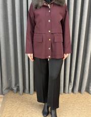 bordo 5481 missemramiss special kürklü parka 4