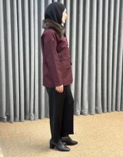bordo 5481 missemramiss special kürklü parka 6