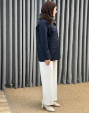 lacivert 5481 missemramiss special kürklü parka 5