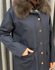 lacivert 5481 missemramiss special kürklü parka 6