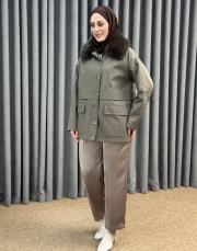 vizon 5481 missemramiss special kürklü parka 2