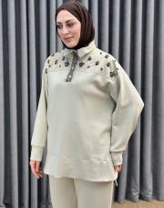 taş 5401 missemramiss moral sweatshirt pantolon takım 2