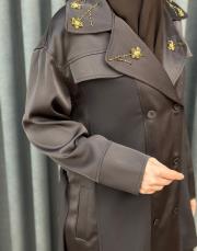 kahve 5403 missemramiss camellia ceket pantolon takım 5