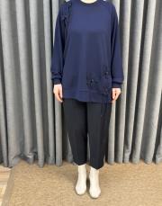 lacivert 5465 missemramiss işlemeli sweatshirt 6