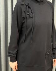 siyah 5465 missemramiss işlemeli sweatshirt 6