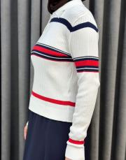 ekru kırmızı 5440 missemramiss bella triko swatshirt 4