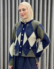 lacivert 27k 106 nuss angora hırka