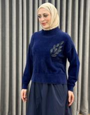 lacivert 27k 101 nuss angora kazak