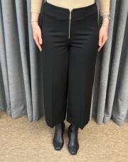 siyah sz 5691 sentez lior ön fermuarlı pantolon