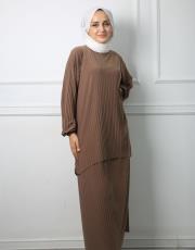 koyu camel 1897 etekli sandy takım 4