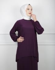 koyu mürdüm 1897 etekli sandy takım 5