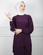 koyu mürdüm 1897 etekli sandy takım 6